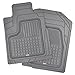 Motor Trend BC210-B2 Grey Performance Plus Rubber Car Floor Mats & Cargo Weather Liners 5pc Set (Gray)