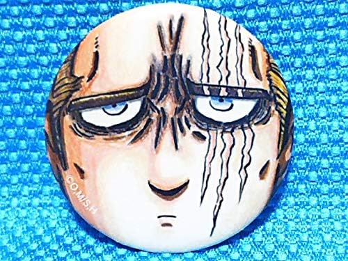 Amazon Co Jp ワンパンマン オープニングデフォルメ缶バッジ キング One Punch Man ナムコアーツ 缶バッジ 缶バッチ 日本製 ホビー 通販