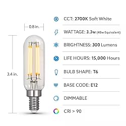 Feit Electric 40-Watt Equivalent T6 Dimmable