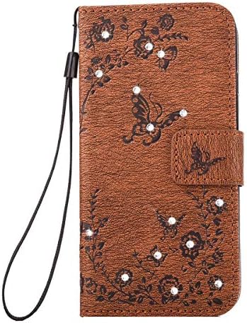 Samsung Galaxy A5 2017 Case, Alfort Samsung Galaxy A5 2017 Cover, 3 in 1 Samsung Galaxy A5 2017 Phone Case Flip Phone Case Wallet Magnetic with Card Holder Screen Protector Stand Function Foldable Case Premium Leather, 5.2 Inch ( Brown )