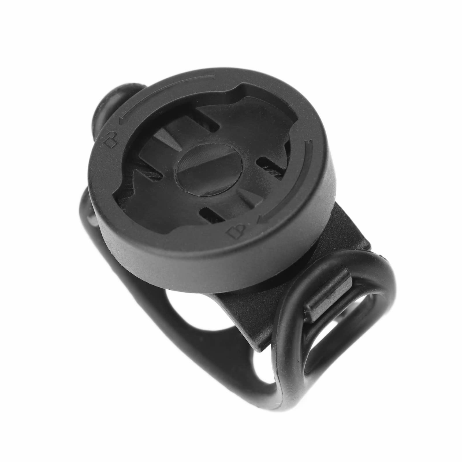 360 Degree Rotating Strap Out-Front Handlebar Bike Computer Phone Holder Mount Adapter Compatible with Garmin/G G+/Mage ne C406 C206 Bicycle GPS