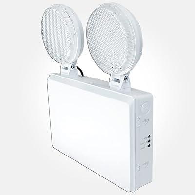 LEDBRITE 4W LED Emergency Twin Spot Light 6500K Daylight Fire Safety