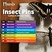 Phusis Stainless Steel Insect Pins - Size #3 - Set of 100 - for Entomology, Dissection and Butterfly Collections (#3)…