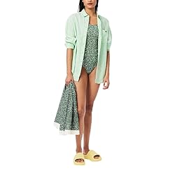 Lacoste Women's Serve Slide, Yellow, 9