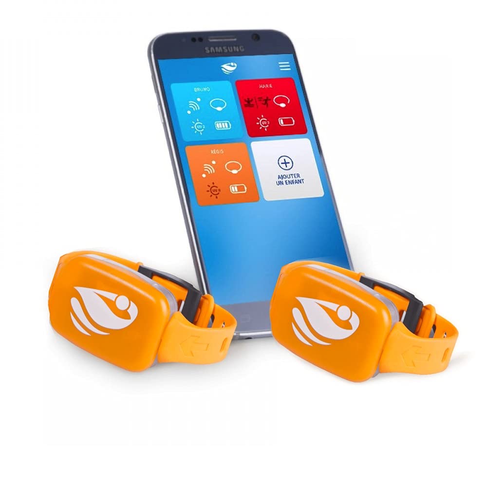 No Stress Pool Alarm Bracelet with Smartphone App - Kit 2