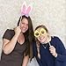 Big Dot of Happiness Hippity Hoppity - Easter Party Photo Booth Props Kit - 20 Count