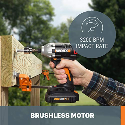 Worx WX261L 20V Power Share Brushless Impact Driver Pricepulse