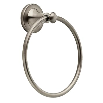 Delta Slv46 Hs Faucet Silverton Towel Ring Heirloom Silver