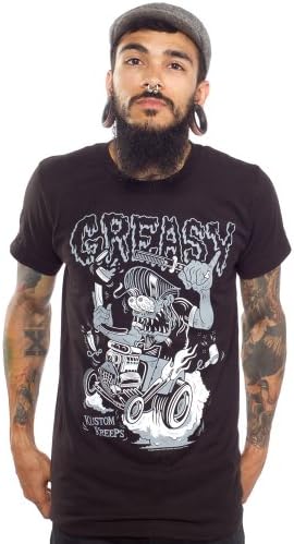 Kustom Kreeps Greasy Mens T-Shirt