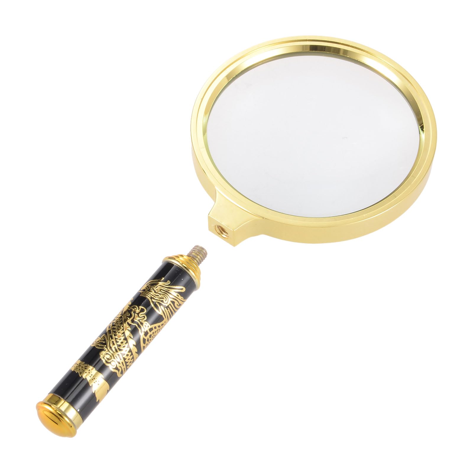 YOKIVE Handheld Magnifier, 6X 1000% Read Reduce Eye Strain, Great for Reading (80mm Dia)