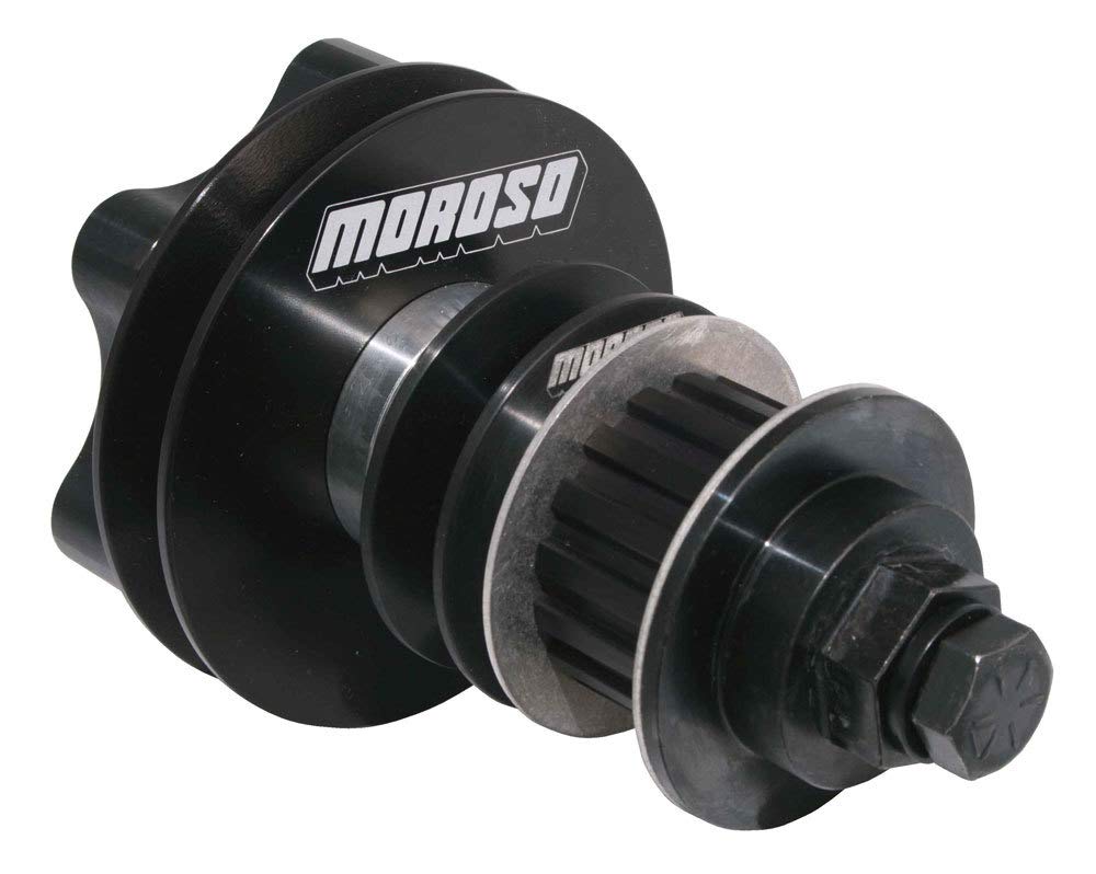 Moroso DRIVE KIT, DRY SUMP & VACUUM PUMP, FLANGE STYLE WITH PULLEYS, LONG, 3 BOLT BBC