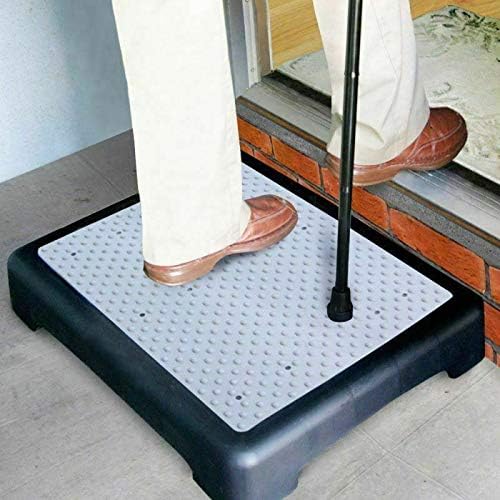 MantraRaj Portable Half Step Stool For Elderly Stepper Mobility Aid with Non Slip Surface Disability Stepping Step Riser Ideal for Doorstep Bathroom & Toilet Outdoor & Indoor Door Step Up
