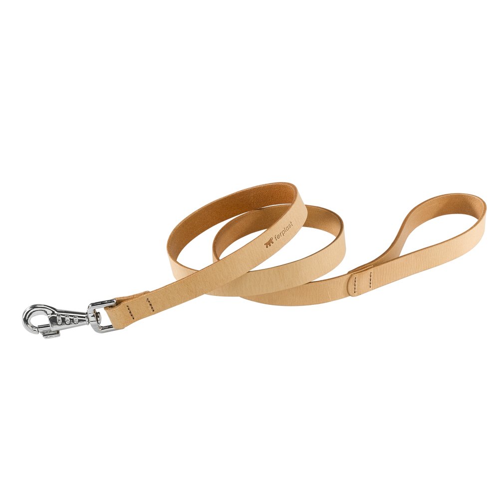 Ferplast Natural BE G20/120 Dog Lead, 20 mm x 120 cm, Beige