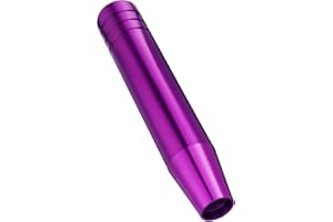 Abfer Tall Shift Knob Car Long Shifting Head Replace Weighted Gear Stick Shifter Knob Extension Fit Most Manual Automatic Transmission Vehicle (Purple-1)