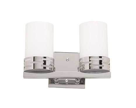 Artcraft Lighting Seattle 2 Light Wall Sconce Light Polished