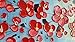 Wieco Art Dazzling Beauty Modern Large Stretched and Framed 100% Hand Painted Red Flowers Artwork Abstract Floral Oil Paintings on Canvas Wall Art for Living Room Bedroom Home Decorations 24x48