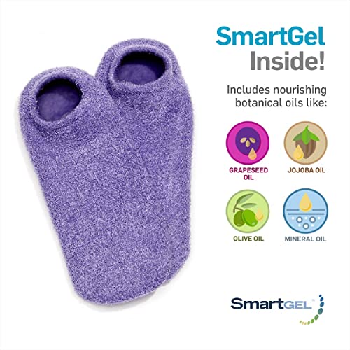 NatraCure Moisturizing Gel Socks (Helps Dry Feet, Cracked Heels, Dry