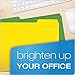 Pendaflex File Folders, Letter Size, 1/3 Cut, Assorted Colors, 50 Folders per Box (75706)