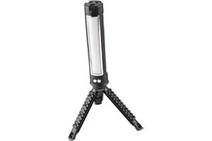 Foldable LED Work Light with Tripod USB Charging for Outdoor,High Brightness Camping Lamp for Fishing, ABS, PS and PC Materia