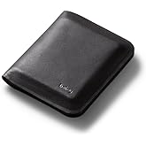 Bellroy Apex Note Sleeve, Molded Leather Billfold Wallet - Raven | Molded leather billfold wallet with RFID protection for your cards and cash