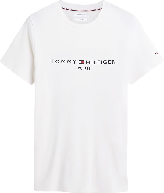 T-shirt masculina slim fit de manga curta, marfim (pétala de marfim), L — foto 5 de 5