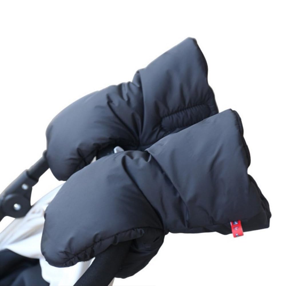 Roysmart Hand Warmer Pram Pushchair Muff Hand Muff Fleece Pram Muff Buggy Gloves Waterproof and Windproof Hand Warmer for Universal Size Pushchair Buggy Bike Trailer
