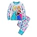 Disney Store Girls Anna & Elsa - Frozen -Winter Wear PJ Pals Set, Multicolor
