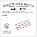 MIUCO 2 Panels White Curtains Grommet Textured Solid Sheer Curtains 63 Inches Long for Living Room (2 x 54 Wide x 63