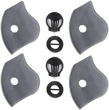 Activated Carbon Dustproof/Dust Mask - Filter Cotton Sheet and Valves for Exhaust Gas, Pollen Allergy, PM2.5, Running, Cycling, Outdoor Activities (Mask Filter-2)