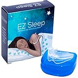 EZ Sleep Snore Stopper Mouthpiece w/ 4 Set Snore Stopper Nose Vents Helps Prevent Snoring and Teeth Grinding