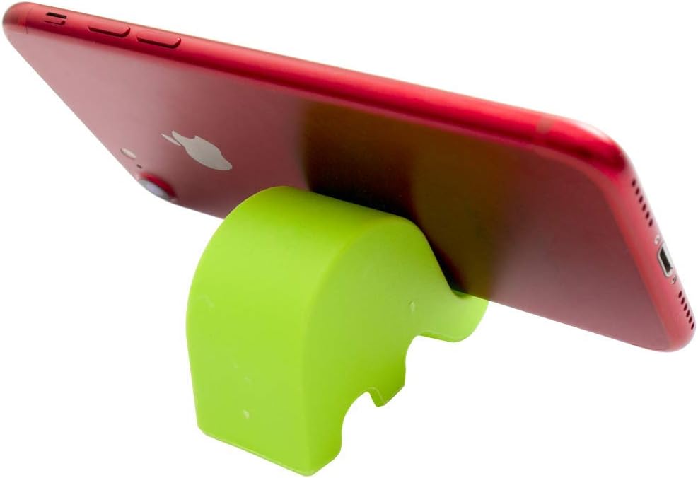 IoYoI Elephant Phone Holder, Office Desk Business Card Stand, Creative Cute Animal Phone Stand Tablet Stand Mounts (Green, 1 Pcs): Home Audio & Theater
