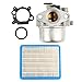 Buckbock 799866 Carburetor with 491588 Air Filter for Briggs& Stratton Lawnmower 794304 796707 790845 799871 Craftsman Toro Carb Engine 4 Cycle Lawn Mower