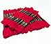 IBA Indianbeautifulart 25 Pcs Red Cotton Thread Sewing Floss Skein Cross Needlepoint Embroidery Stitch