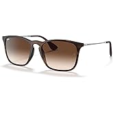 Ray-Ban Chris RB4187 Square Sunglasses for Men +BUNDLE with ACCESSORY EYEWEAR KIT