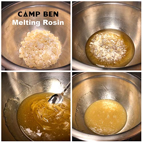 Camp Ben Powdered Rosin (1 lb) - Sports Hand Grip Enhancer - Add More Stick to Beeswax Food Wraps - Dry Hands Accessories - Powder Pine Resin - Thumbnail 7