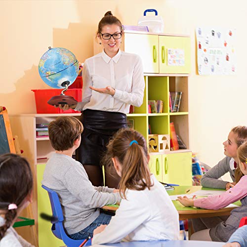 5 World+Globes+Wooden+Stand+Kids