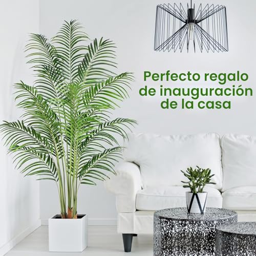 Keeplush Artificial Plant Areca Palm Tree Large 180 cm Artificial Tree Indoor and Outdoor Decorative Artificial Plants Living Room Bedroom Balcony Decoration Home Modern (1 Pack)