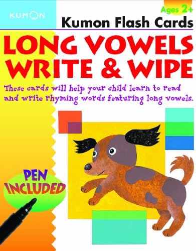 Long Vowels Write & Wipe (Kumon Flash Cards)