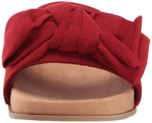 toms red paradise slide sandals