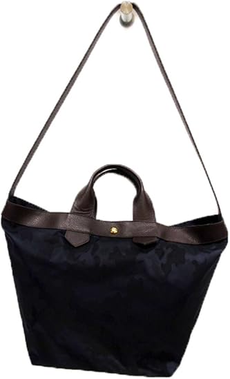 Amazon レガロ Regalo Re 38 ディマンシェ 2wayナイロントートバッグ大 ネイビー チョコ Regalo レガロ ショルダーバッグ