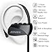 Aoslen Bluetooth Headphones, Wireless Earbuds w/ Mic IPX7 Sports Waterproof Stereo Sweatproof Earphones for Gym Running Hiking Workout 15 Hour Battery Noise Cancelling Headsets