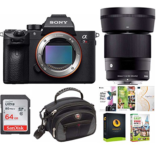 Sony-Alpha-a7RIII-Mirrorless-Digital-Camera-Body-w-Sigma-30mm-f14-Lens