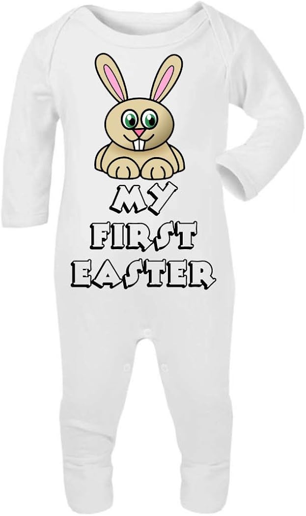 my first easter sleepsuit