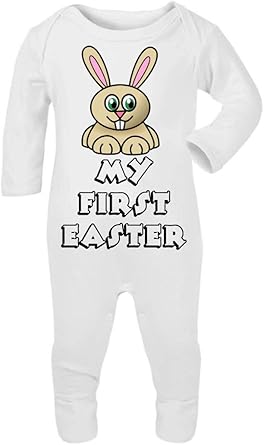 my first easter sleepsuit