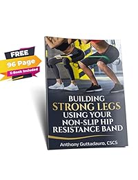 Well Built Athlete Non Slip Fabric Resistance Band and Core Disc Sliders Set with E-Book - Exercise Bands for Legs and Butt, Abs, Squat, Deadlift and Glute Workouts