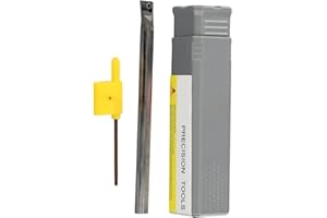 UrbanHui C08K-SCLCR06 Solid Carbide Boring Bar for CCMT0602 Inserts 8mm Shank 125mm Length Internal Turning Tool