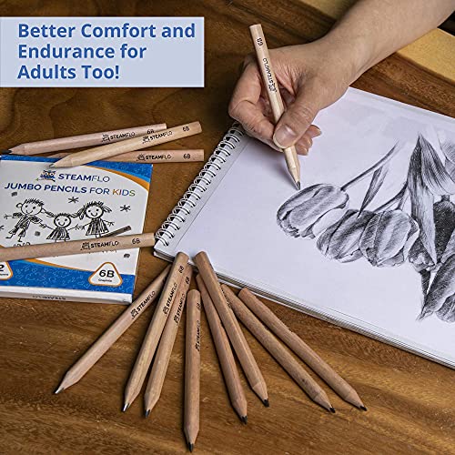 Kids Pencils for Beginners, Toddlers and Preschoolers with Jumbo