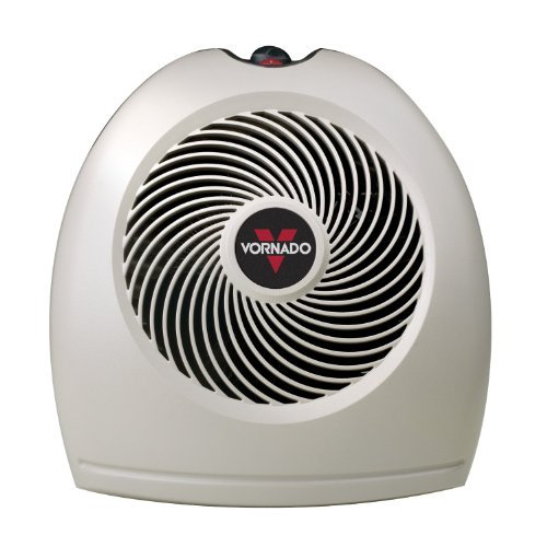 Vornado 1500 Watt Whole Room Fan Heater, with VORTEX Technology, and Whisper Quiet Operation, Features a Adjustable Thermostat, with 2 Fan Speeds, and Top Mounted Controls, with Antifreeze Mode, and Safety Shutoff