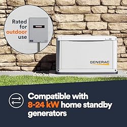 Generac 100 Amp Single Phase Generator Automatic