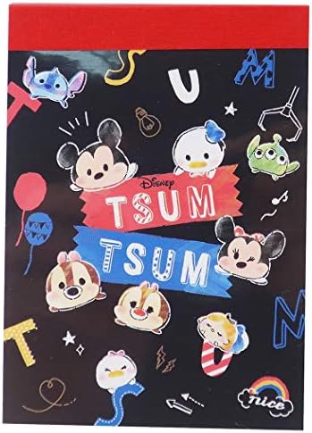 ディズニーツムツム メモ帳 ミニ ミニメモ ロゴ ディズニー キャラクター ラッピング無料 グッズ 通販 文具 クラックス